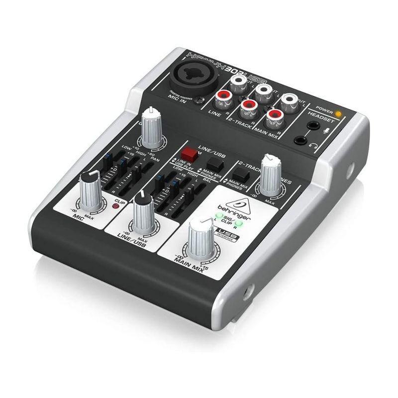 Behringer Xenyx 302 USB 5 Input Mixer with Pre Amp, , large image number 3