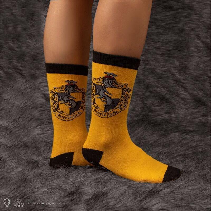 Cinereplicas Harry Potter Crew Socks (Set of 3) - Hufflepuff, , large image number 5