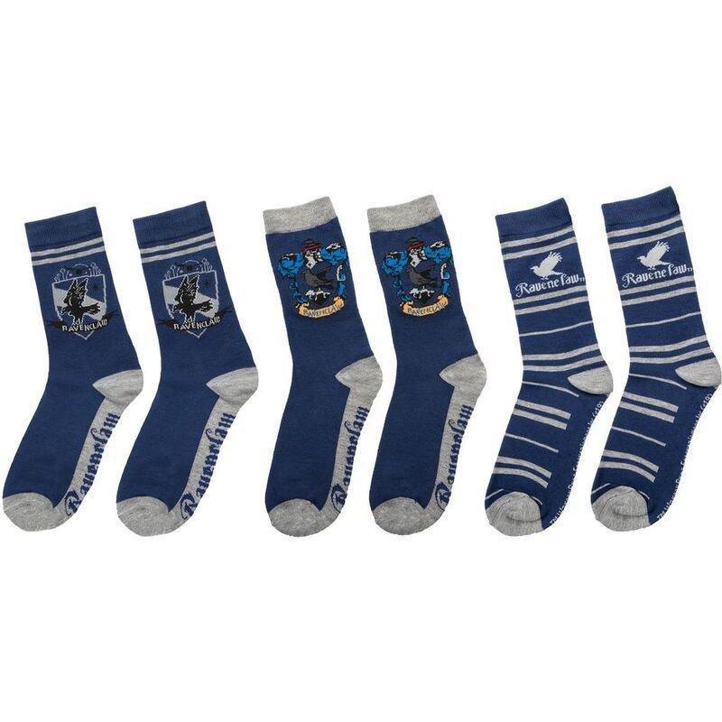 Cinereplicas Harry Potter Crew Socks (Set of 3) - Ravenclaw, , large image number 2