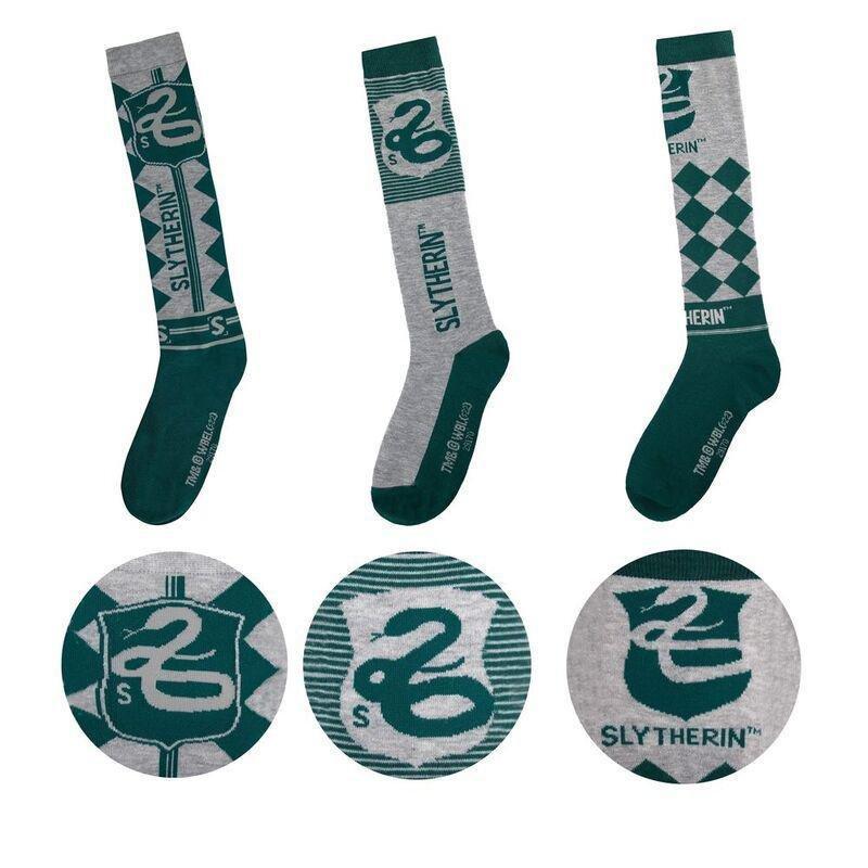 Cinereplicas Harry Potter Knee High Socks (Set of 3) - Slytherin, , medium