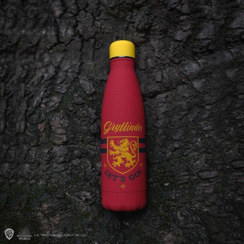 CINEREPLICAS - Cinereplicas Harry Potter Water Bottle 500 ml - Gryffindor Let's Go