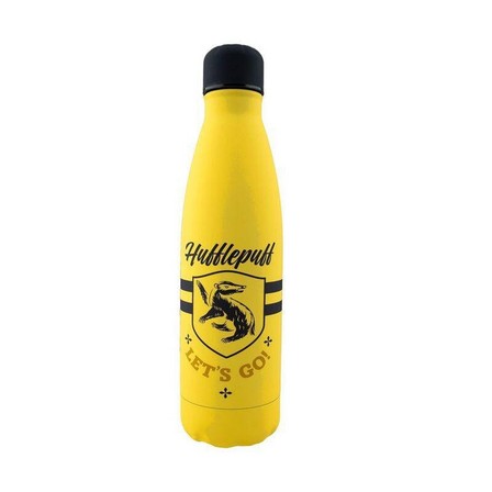 CINEREPLICAS - Cinereplicas Harry Potter Water Bottle 500 ml - Hufflepuff Let's Go