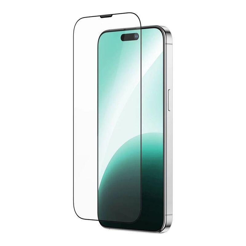 AmazingThing 2.75D Fully Covered Dust Filter Titan Matte Glass Screen Protector for iPhone 15, , medium