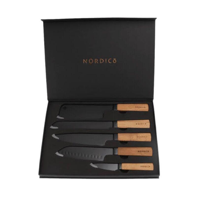 Nordico Stainless Steel Kitchen Knives (Set of 5), , large image number 0