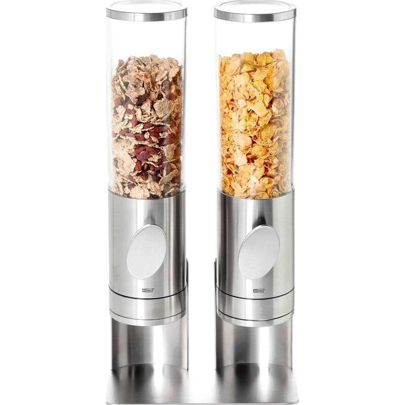 Adhoc Cereal Dispenser Duo Set With Stand 3000ml (Set of 2), , large image number 1