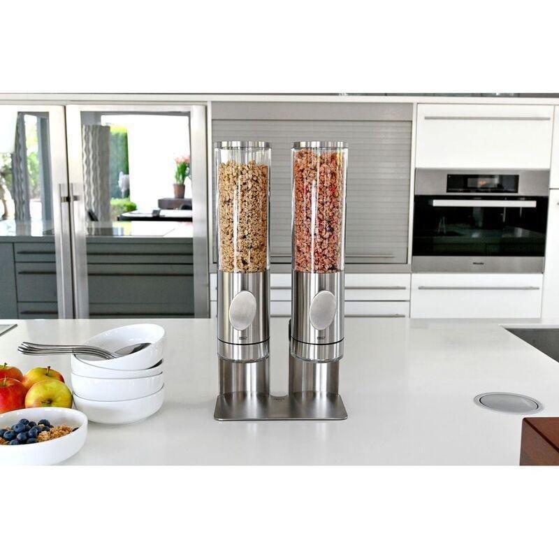 Adhoc Cereal Dispenser Duo Set With Stand 3000ml (Set of 2), , large image number 2