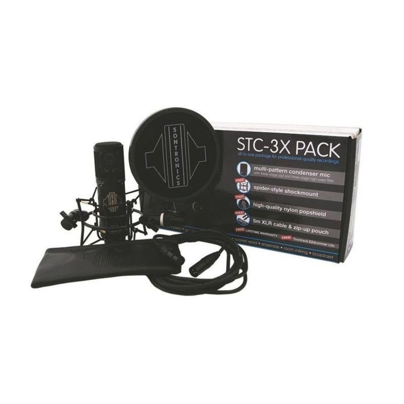 Sontronics STC-3X Pack Condenser Microphone with Accessories Black, , large image number 1