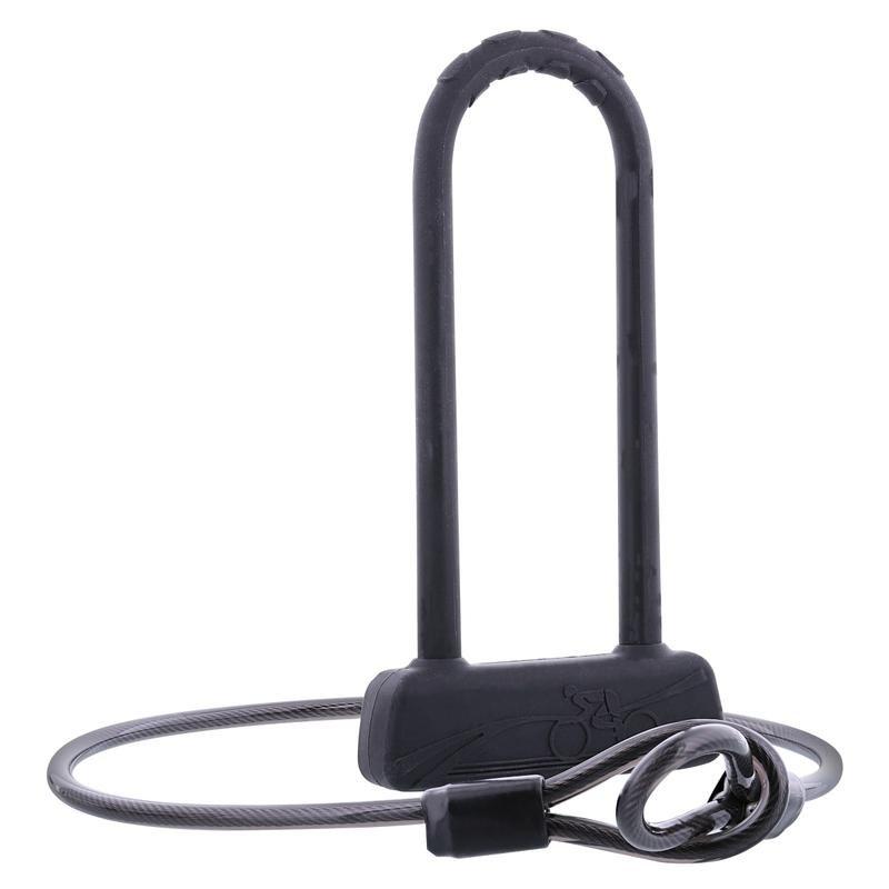 Urban Moov U Lock with Key Grey for Bike/Scooter - XL, , large image number 1