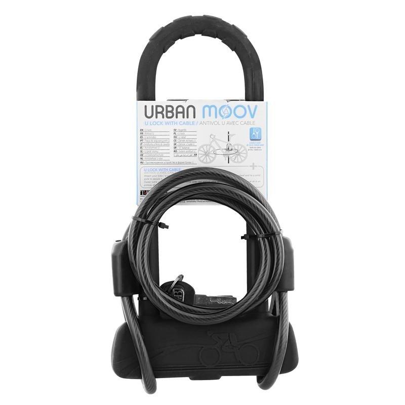 Urban Moov U Lock with Key Grey for Bike/Scooter - XL, , large image number 2