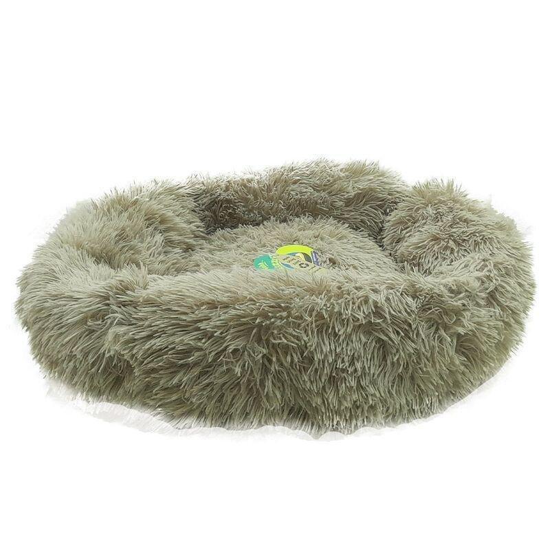 Nutrapet Grizzly Square Bed Dark Beige - 66 X 56 X 18Cm - Medium, , large image number 0