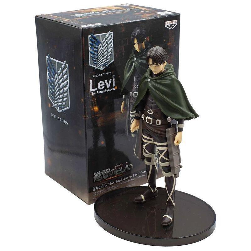 Banpresto Attack On Titan The Final Season Levi Ackerman 16cm Figure, , large image number 2