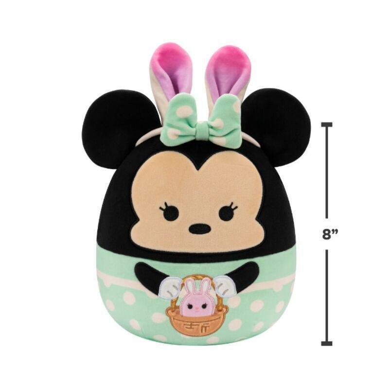 Squishmallows Disney Minnie In Green Dress Bunny Ears 8-Inch Plush Toy, , large image number 4