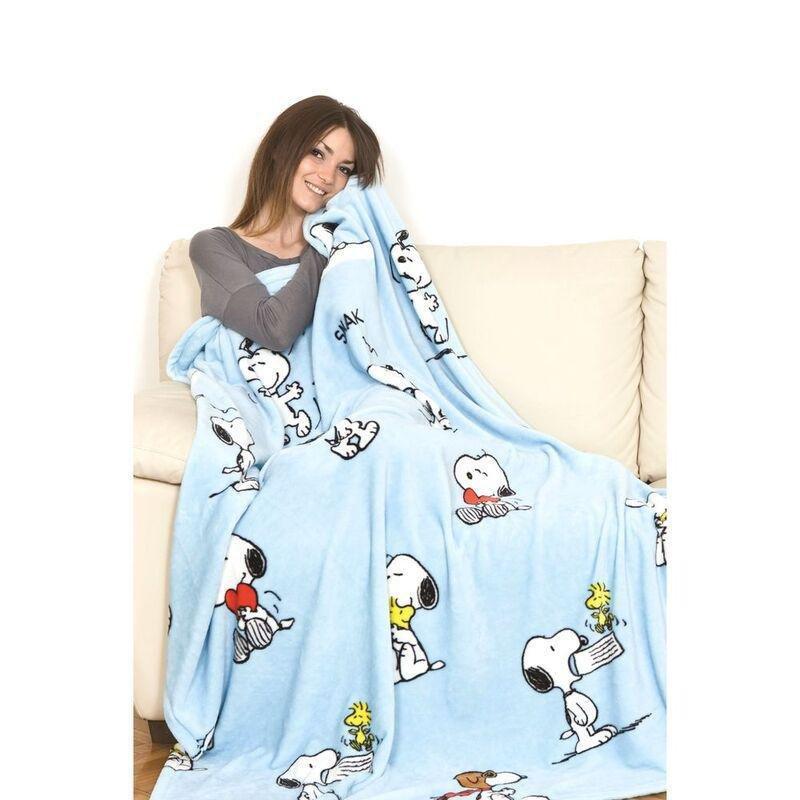 Kanguru Rolled Plaid Kids Blanket - Snoopy (130 x 170cm), , large image number 1