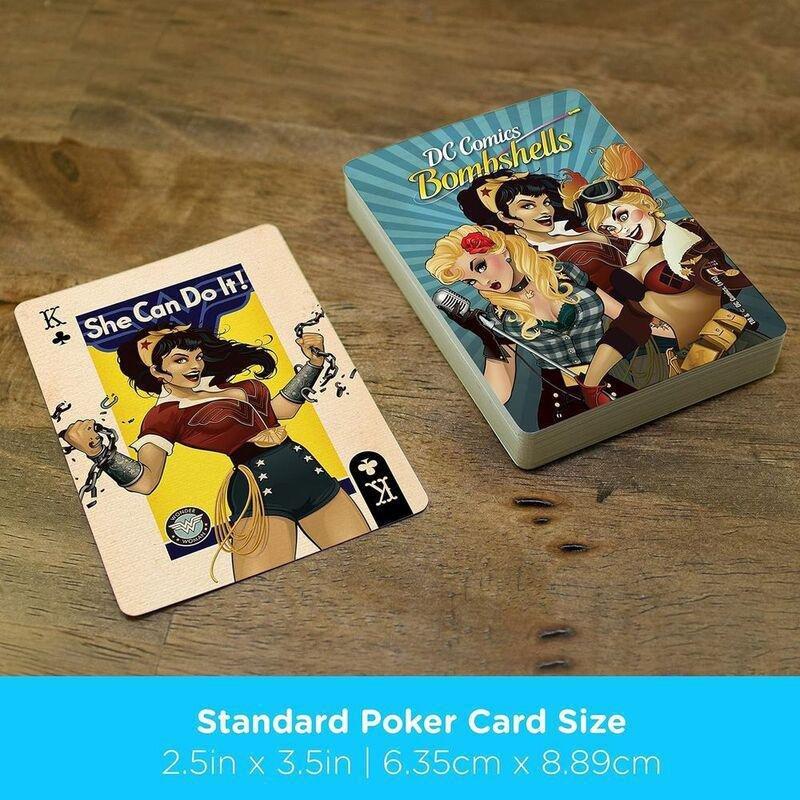 Aquarius DC Bombshells Playing Cards, , large image number 1