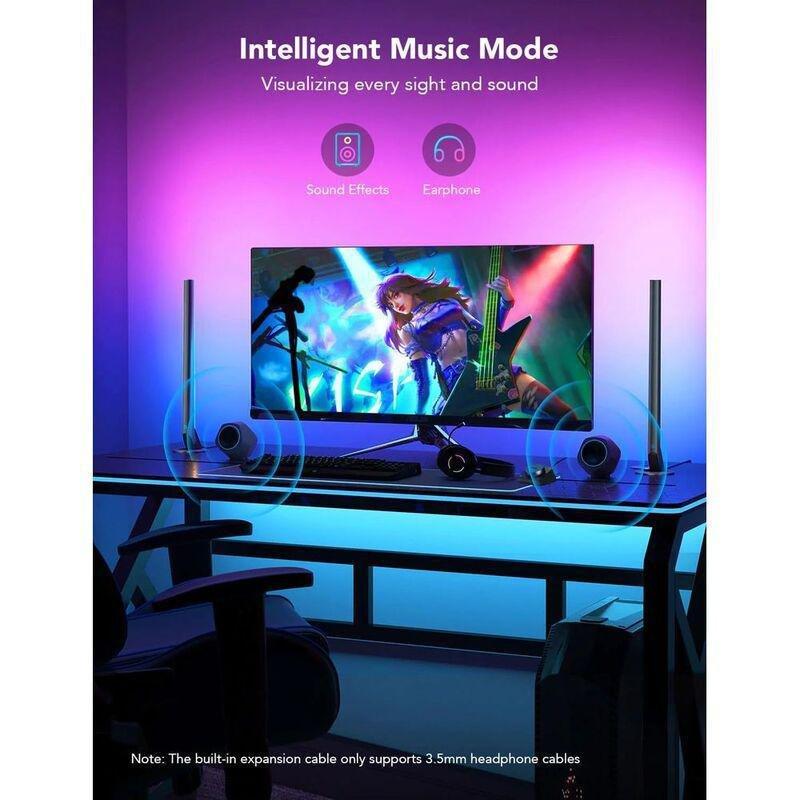 Govee RGBIC Wi-Fi Gaming Light Bars with Smart Controller, , large image number 3
