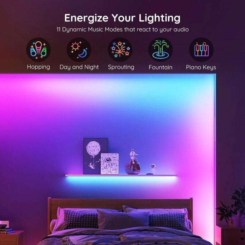 Govee RGBIC Basic Wi-Fi + Bluetooth LED Strip Lights - 10m (Single Roll), , large image number 3