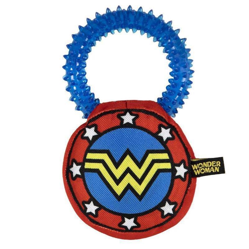 Cerda Wonder Woman Dog Teether Toy, , medium