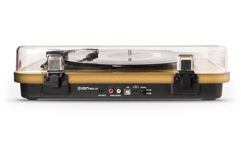 ION Max LP Turntable with Built-in Speakers & USB Conversion - Wood, , large image number 3
