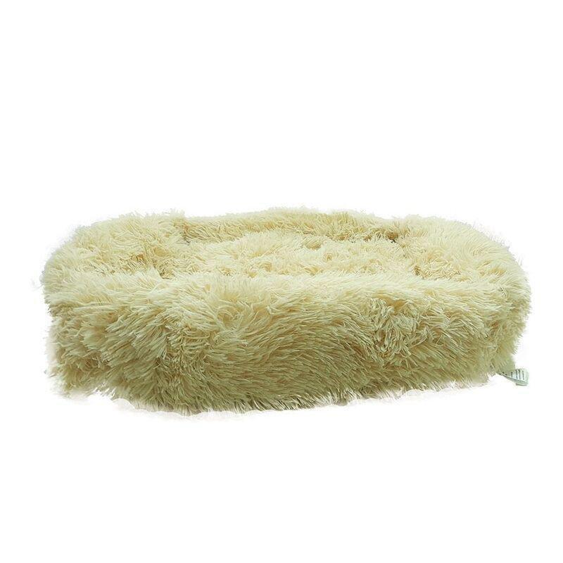 Nutrapet Grizzly Square Bed Off White - 66 X 56 X 18Cm - Medium, , large image number 1