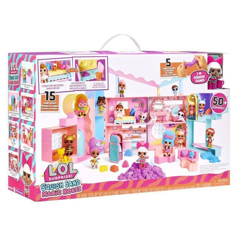 L.O.L. Surprise Squish Sand Magic House With Tot Playset, , large image number 0