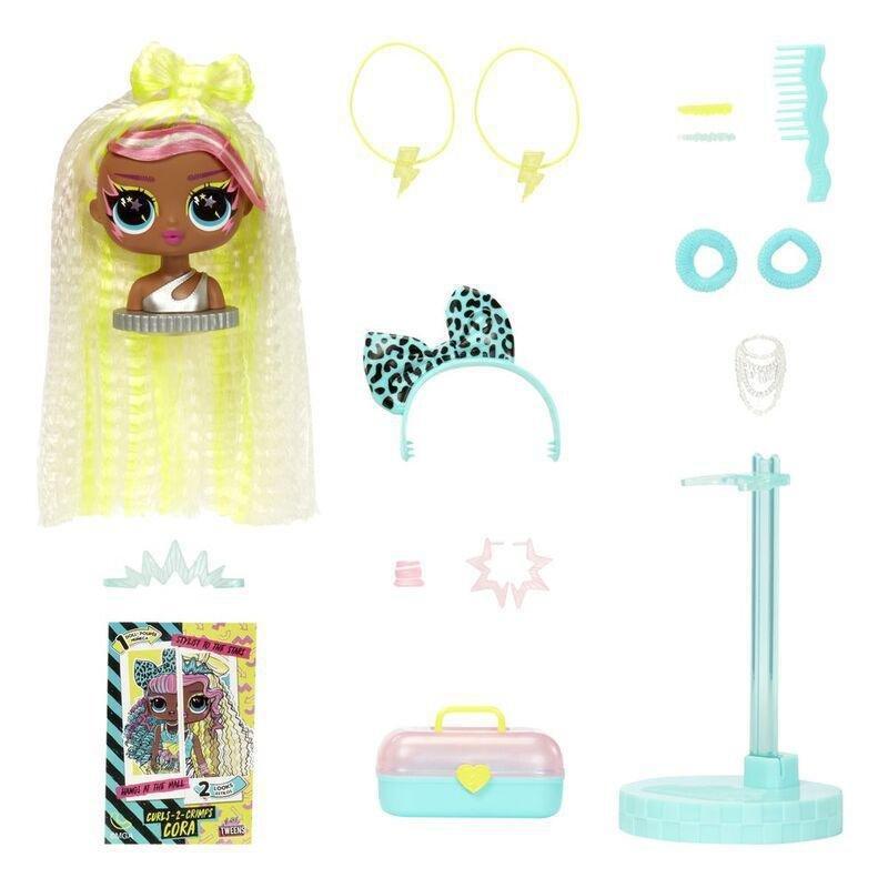 L.O.L. Surprise Tweens Surprise Swap Curls-2-Crimps Cora Fashion Doll, , large image number 1