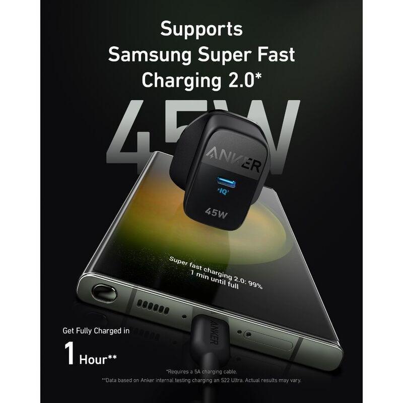 Anker 45W 1C Charger - Black, , large image number 1