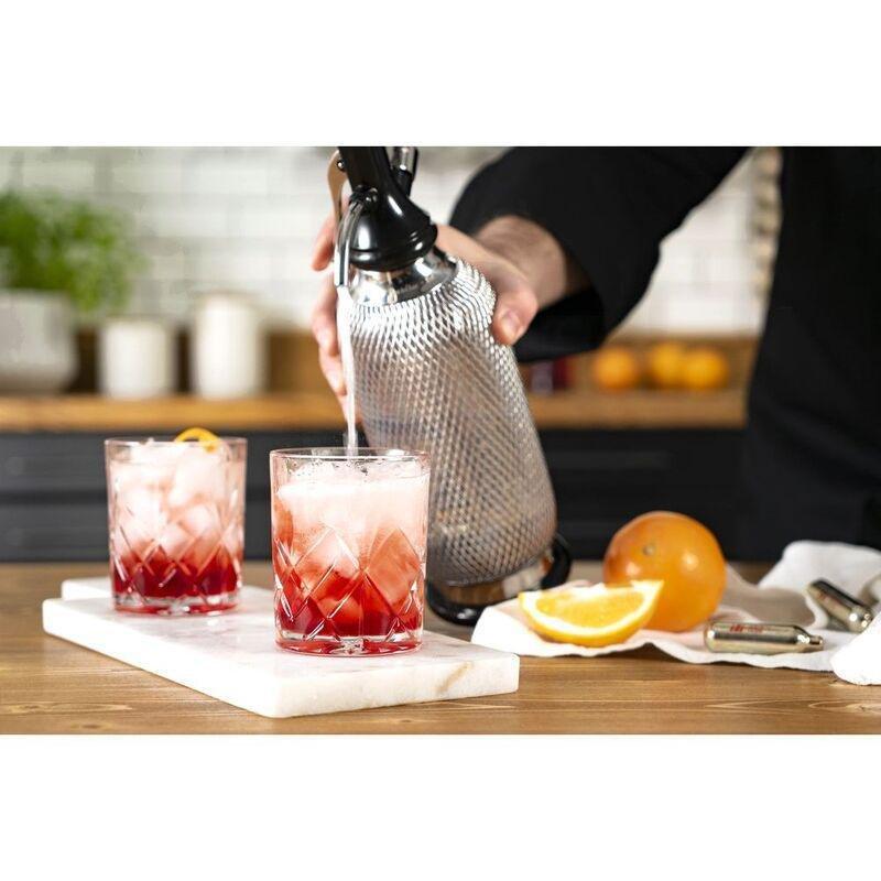 ISI Sodamaker Classic Carbonator Gift Set 1000ml With 2 Drinking Glasses (Set Of 3), , large image number 1