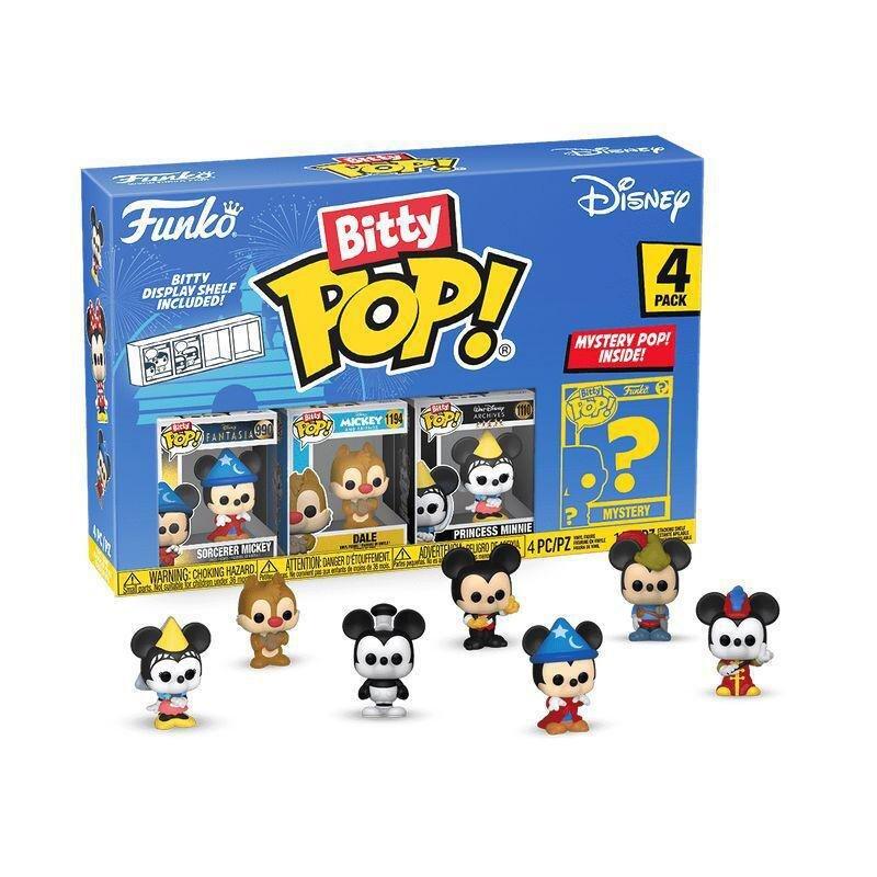 Funko Bitty Pop! Disney Classic Sorcerer Mickey 1-Inch Vinyl Figure (Pack of 4) - FU71321, , large image number 0