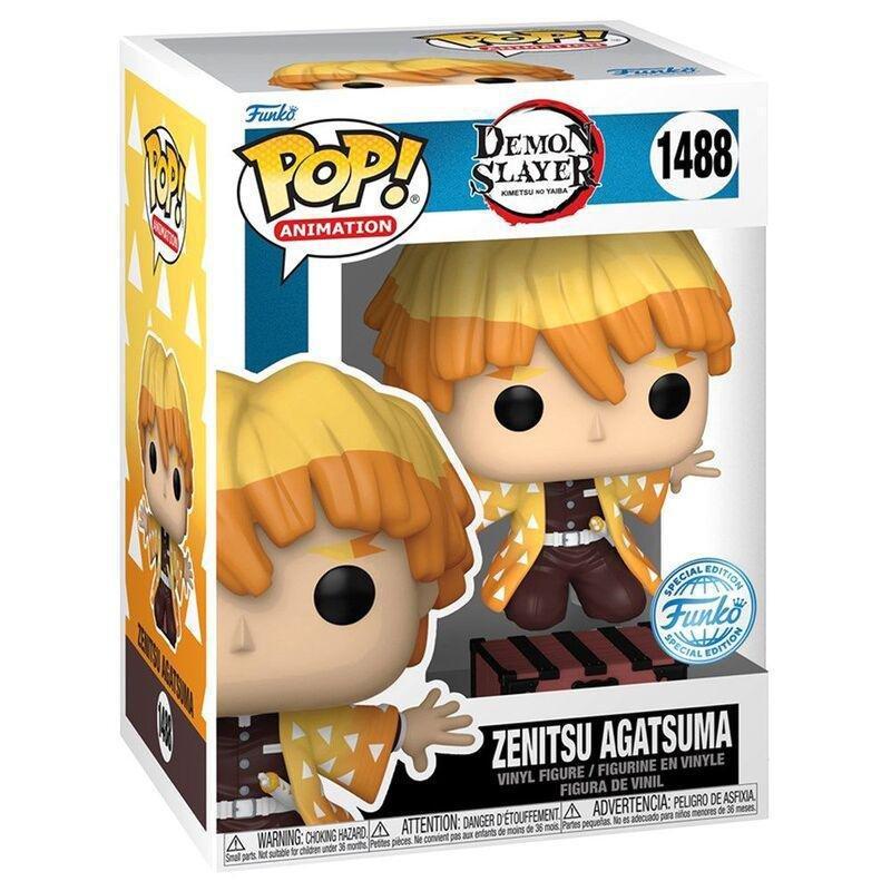 Funko Pop! Animation Demon Slayer Zenitsu (Kneeling) 3.75-Inch Vinyl Figure - FU76534, , large image number 1