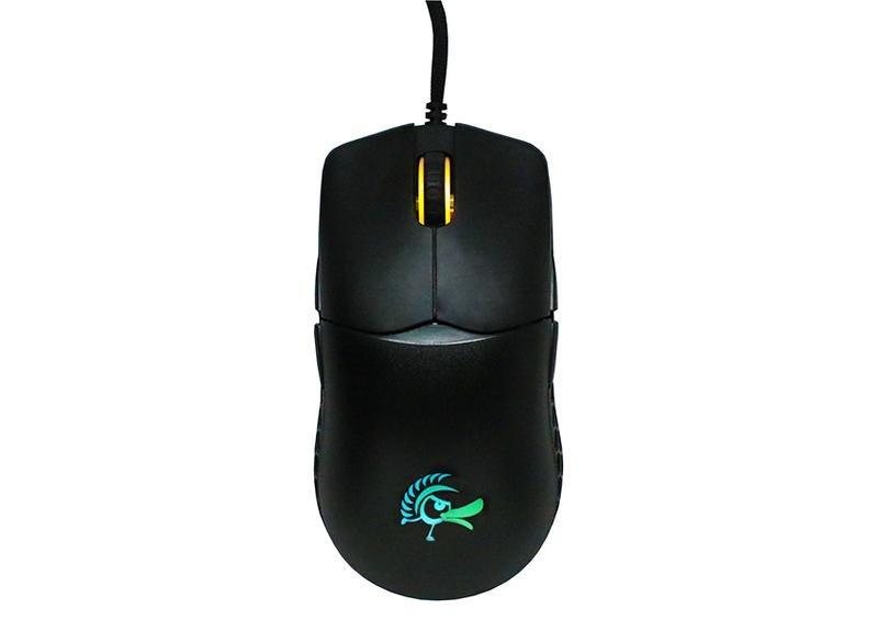 Ducky Feather Omron Switch RGB Gaming Mouse - Black and White Edition, , large image number 0