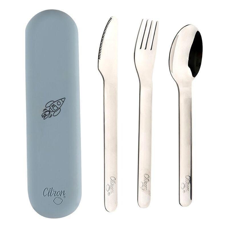 Citron 2022 Cutlery Set Dusty Blue, , large image number 0