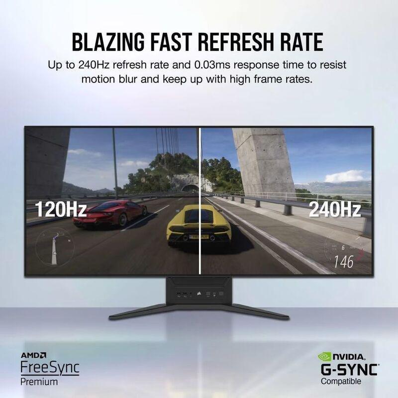 Corsair Xeneon Flex 45-Inch OLED (3440 x1440)/240Hz Bendable Gaming Monitor, , large image number 1