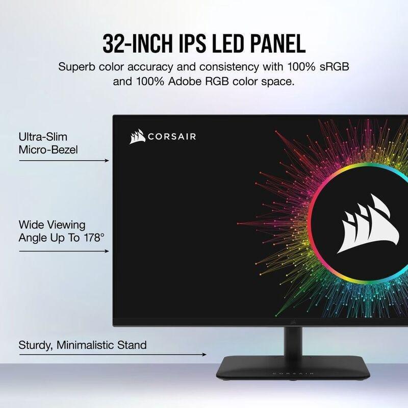 Corsair Xeneon ​32-Inch IPS UHD (3840 x2160)/144Hz HDR600 Gaming Monitor, , large image number 1