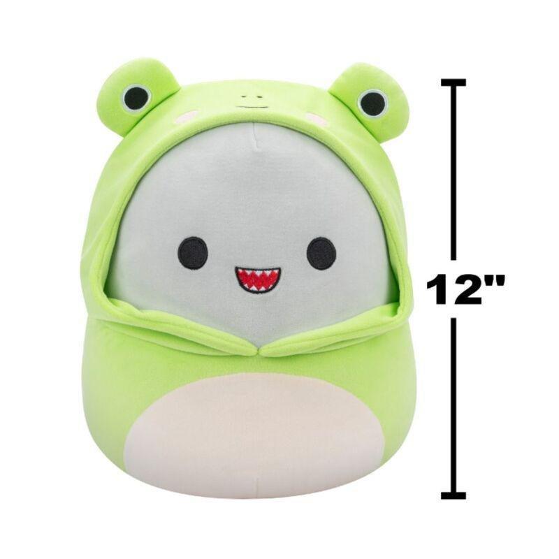 Squishmallows Gordon The Grey Shark In Wendy Outfit 12-Inch Plush Toy, , large image number 4