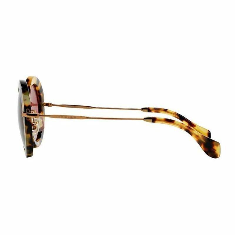 Miu Miu Mu 13Ns 7S00A0 49 Trt/Red Sunglasses, , large image number 4
