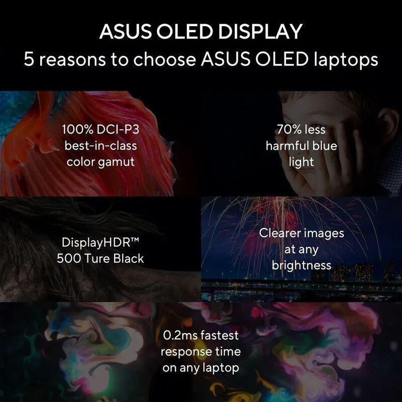 ASUS Zenbook 14 Flip OLED Touch Screen Laptop - UP3404VA-OLEDI7B Intel Core i7-1360P/16GB RAM/1TB SSD/Intel Iris Xe Graphics/14-inch 3K (2880 x 180..., , large image number 3