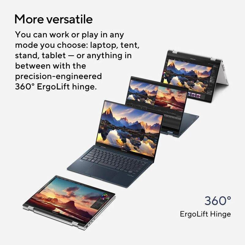 ASUS Zenbook 14 Flip OLED Touch Screen Laptop - UP3404VA-OLEDI7B Intel Core i7-1360P/16GB RAM/1TB SSD/Intel Iris Xe Graphics/14-inch 3K (2880 x 180..., , large image number 4