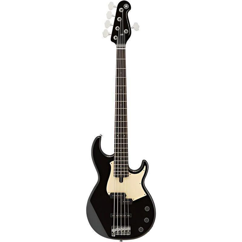 Yamaha BB435 5-String Bass Guitar - Black, , large image number 0