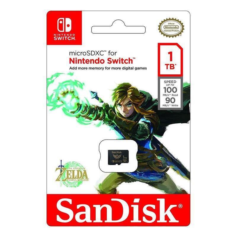 SANDISK - SanDisk Nintendo MicroSDXC UHS-I card for Nintendo Switch Zelda Edition- 1TB