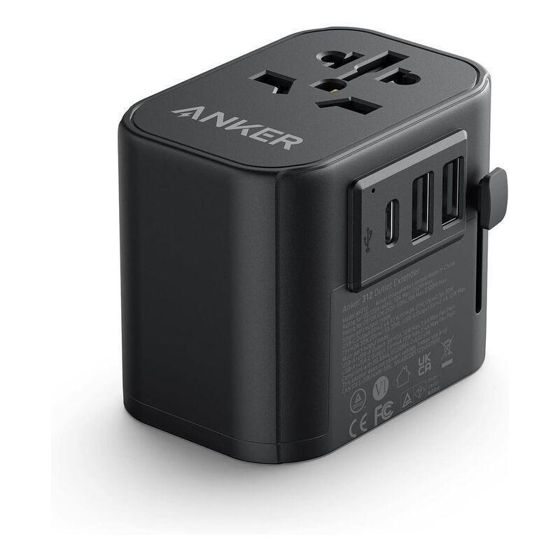Anker 334 MagGo Battery - PowerCore 10K + PowerExtend USB-C Travel Adapter 30W + PowerLine III Flow USB-C to Lightning Cable 3ft, , large image number 1