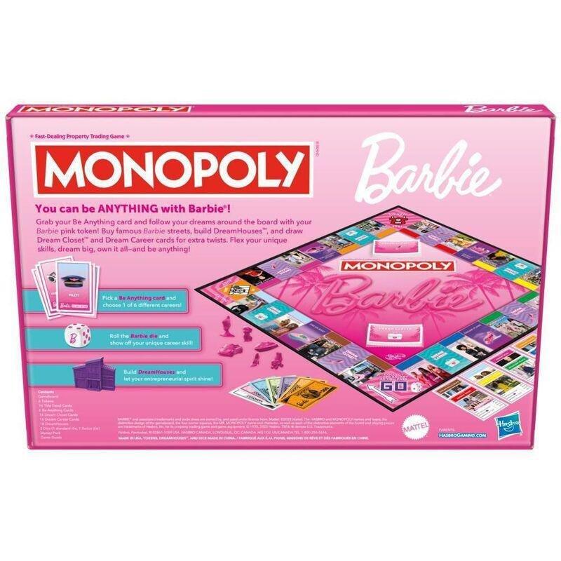 Hasbro Gaming Monopoly Barbie Board Game, , large image number 2