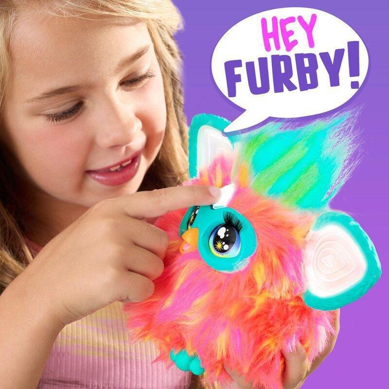 Furby Coral Furby 9-Inch Plush Toy, , large image number 5