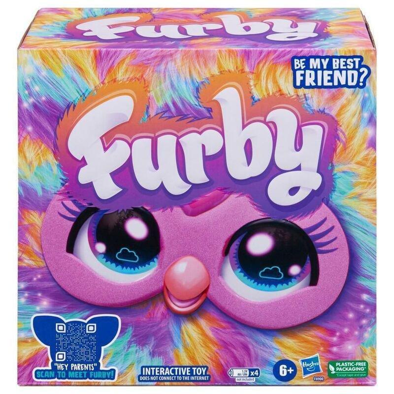Furby Tie Dye Furby 5-Inch Plush Toy, , large image number 1