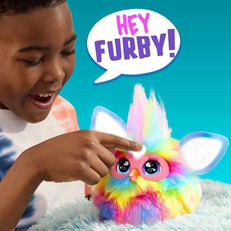 Furby Tie Dye Furby 5-Inch Plush Toy, , large image number 4