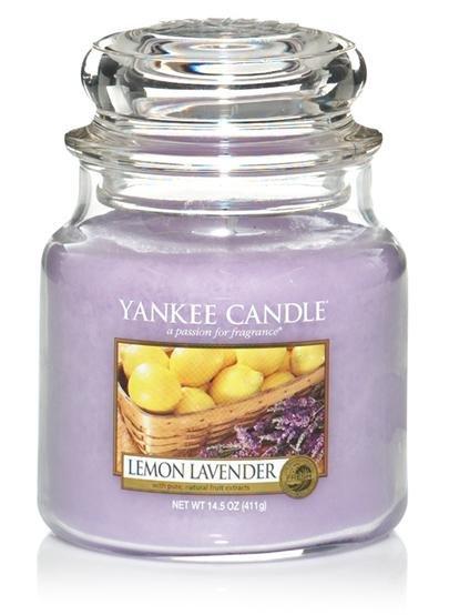 Yankee Candle Classic Medium Jar Lemon Lavender, , large image number 0