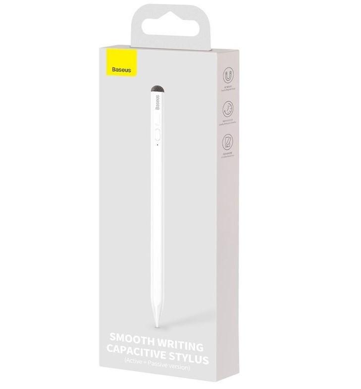 Baseus Smooth Writing Capacitive Stylus Active + Passive version - White, , large image number 1