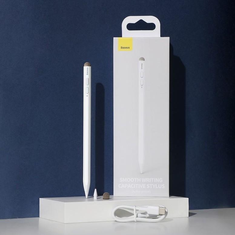 Baseus Smooth Writing Capacitive Stylus Active + Passive version - White, , large image number 2