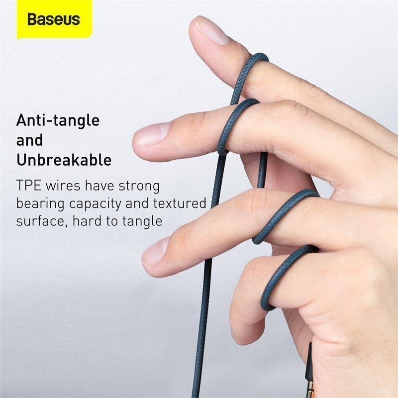 Baseus Encok H19 3.5mm Wired Earphone - Blue, , large image number 2