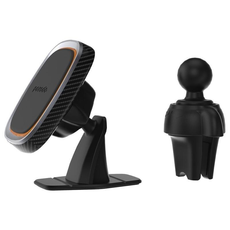 Porodo Air-vent & Stick-on Combo Mount Grey, , large image number 2