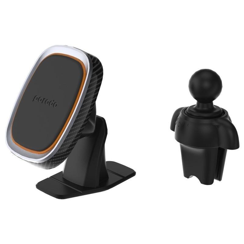 Porodo Air-vent & Stick-on Combo Mount Grey, , large image number 3